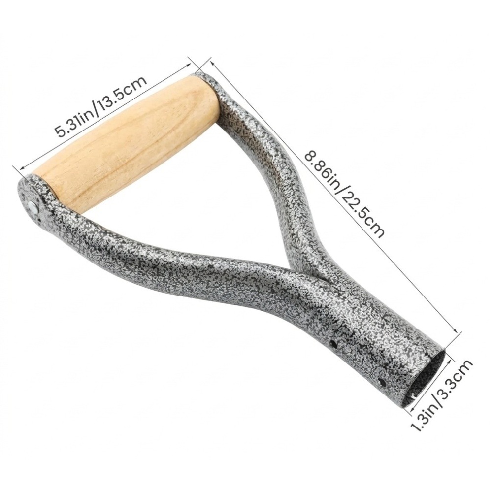1PCS Silver Y-Grip Shovel Hand - Spade Digging Fork ulasan dan harga