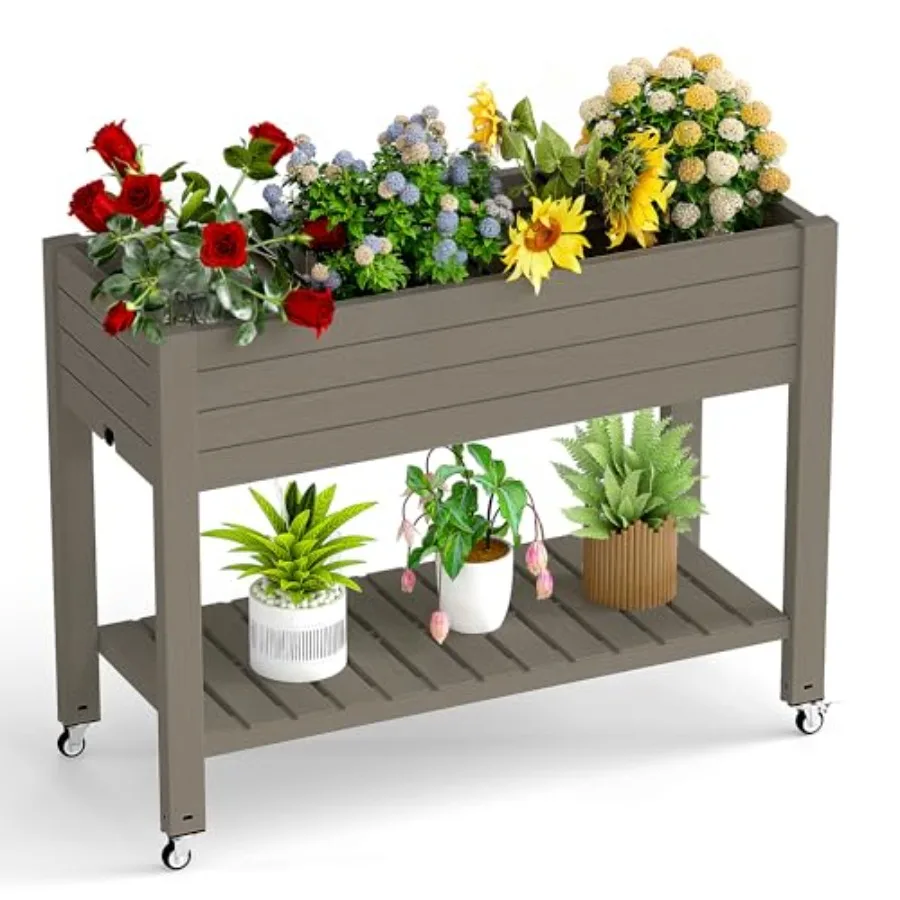 Raised Garden Bed with Legs, 3 - Self-Watering Planter ulasan dan harga