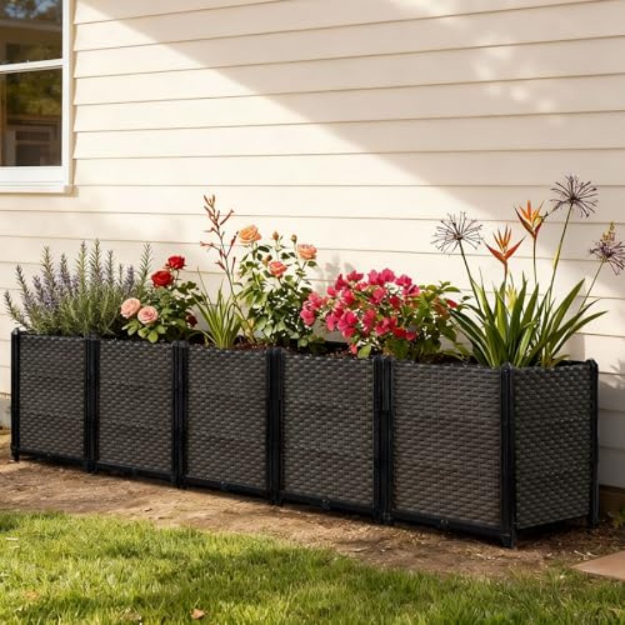 Outdoor self-watering raised p - Self-Watering Planter ulasan dan harga