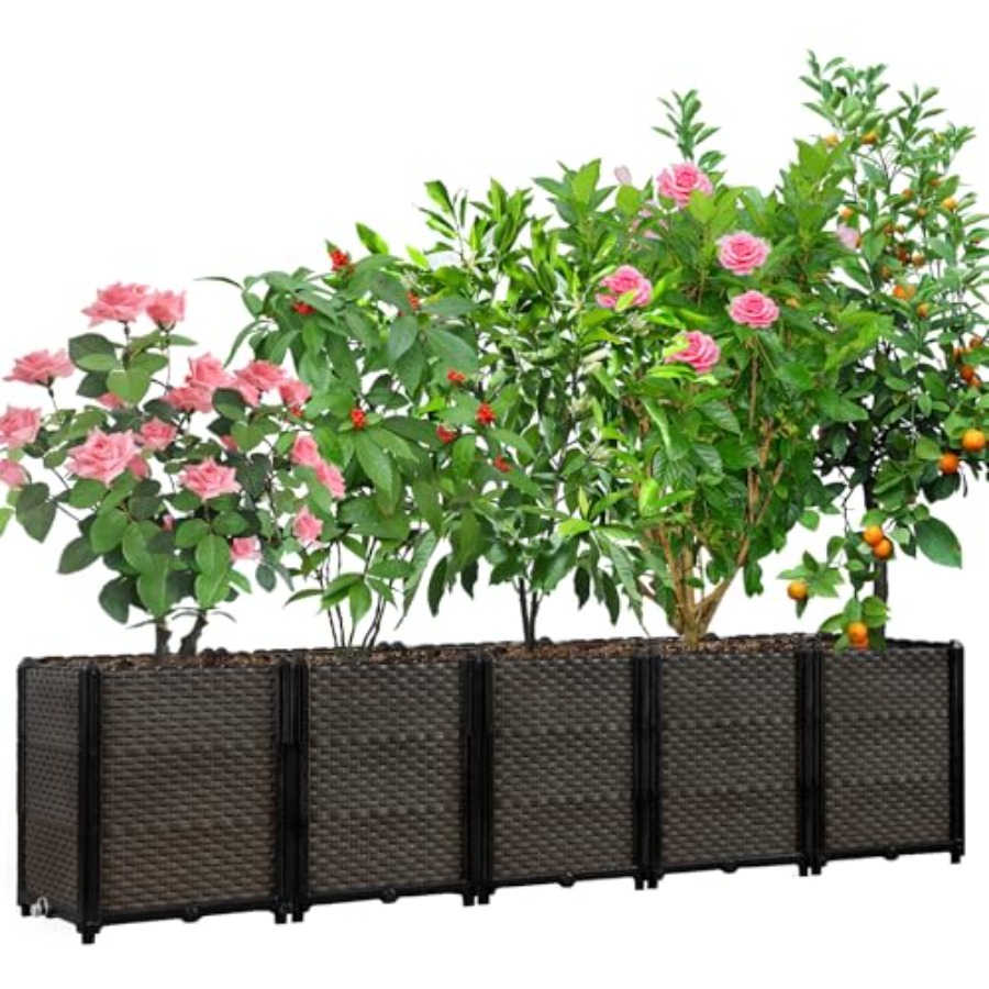 Outdoor self-watering raised p - Self-Watering Planter ulasan dan harga