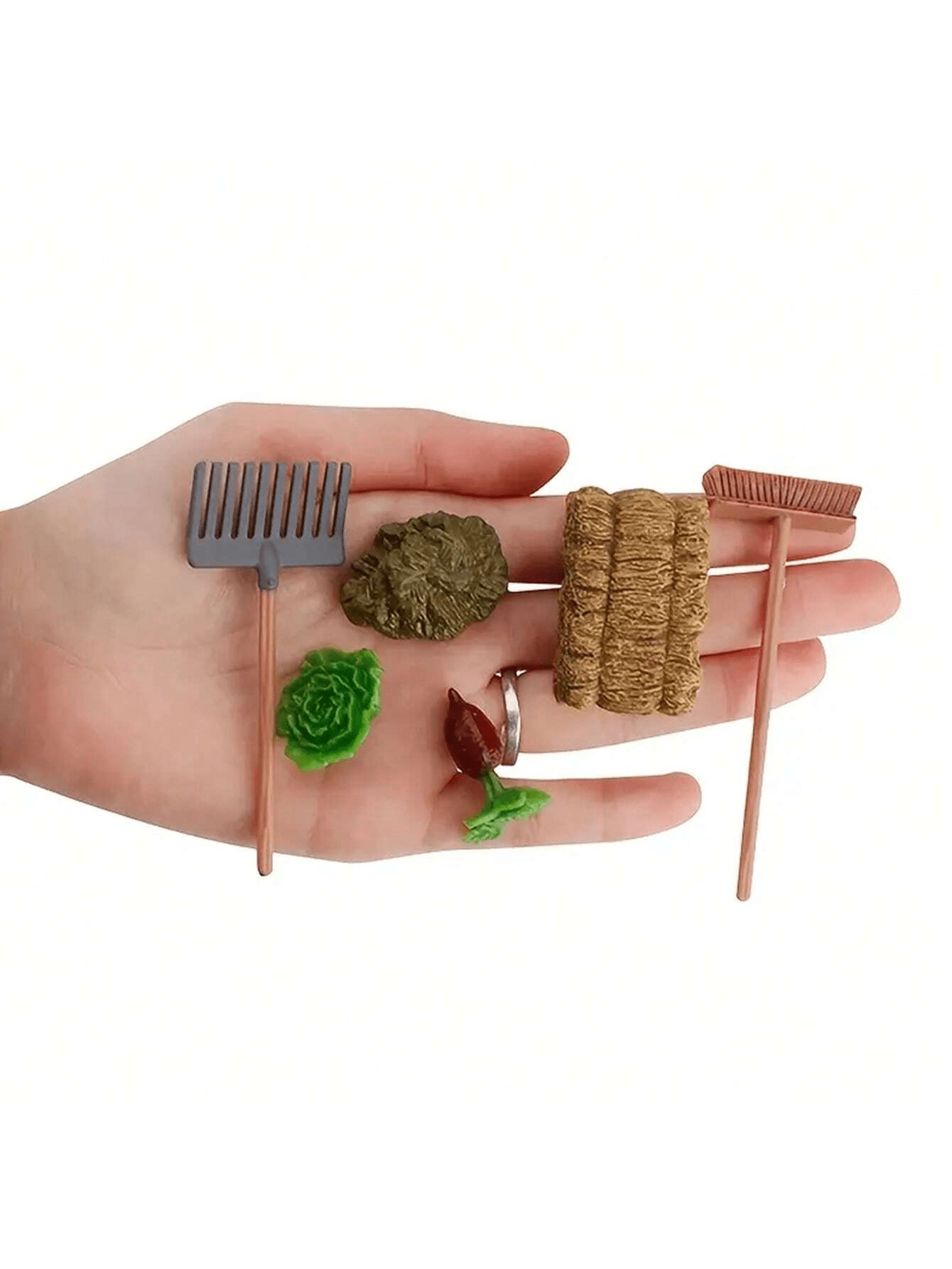 Dollhouse Miniature Farm Tools - Gardening Tools Vegetables ulasan dan harga