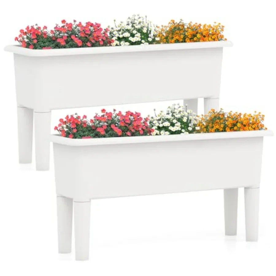 Raised Garden Beds Outdoor Set - Self-Watering Planter ulasan dan harga