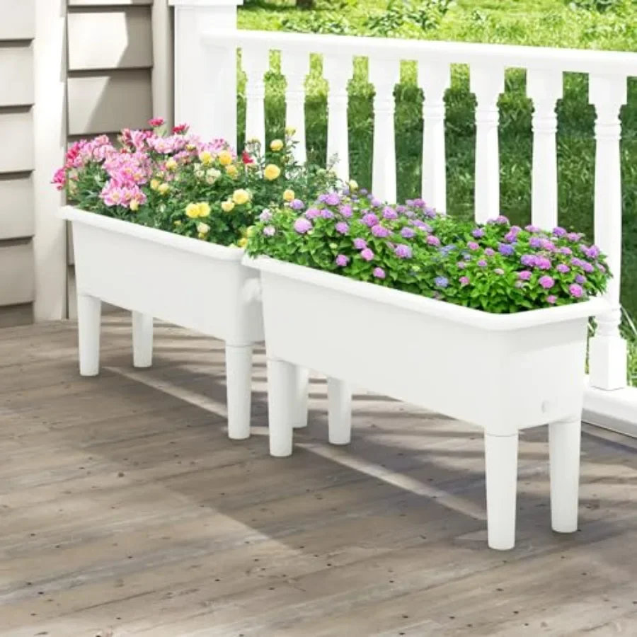 Raised Garden Beds Outdoor Set - Self-Watering Planter ulasan dan harga