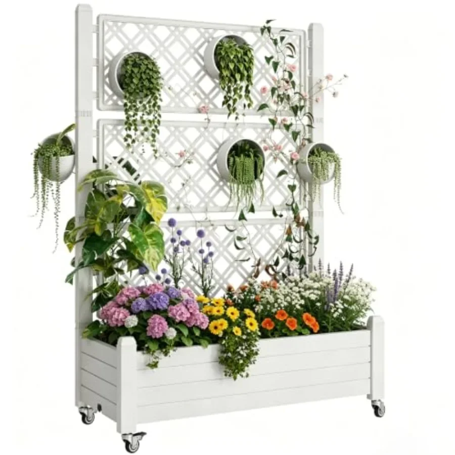 Trellis Raised Garden Bed, Sel - Self-Watering Planter ulasan dan harga