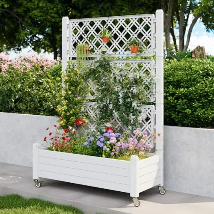 Trellis Raised Garden Bed, Sel - Self-Watering Planter ulasan dan harga
