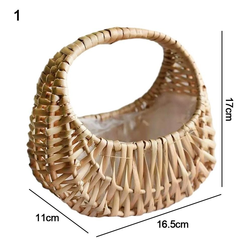 Willow Rattan Flower Girl Bask - Gardening Tools Girls ulasan dan harga