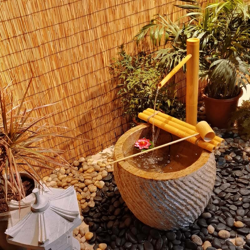 Japanese bamboo Jinglu stone b - Gardening Hand Tools Japanese ulasan dan harga