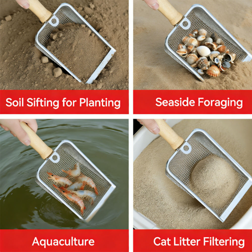 Must-Have Soil Sifter, Stainle - Gardening Tools Must Haves ulasan dan harga
