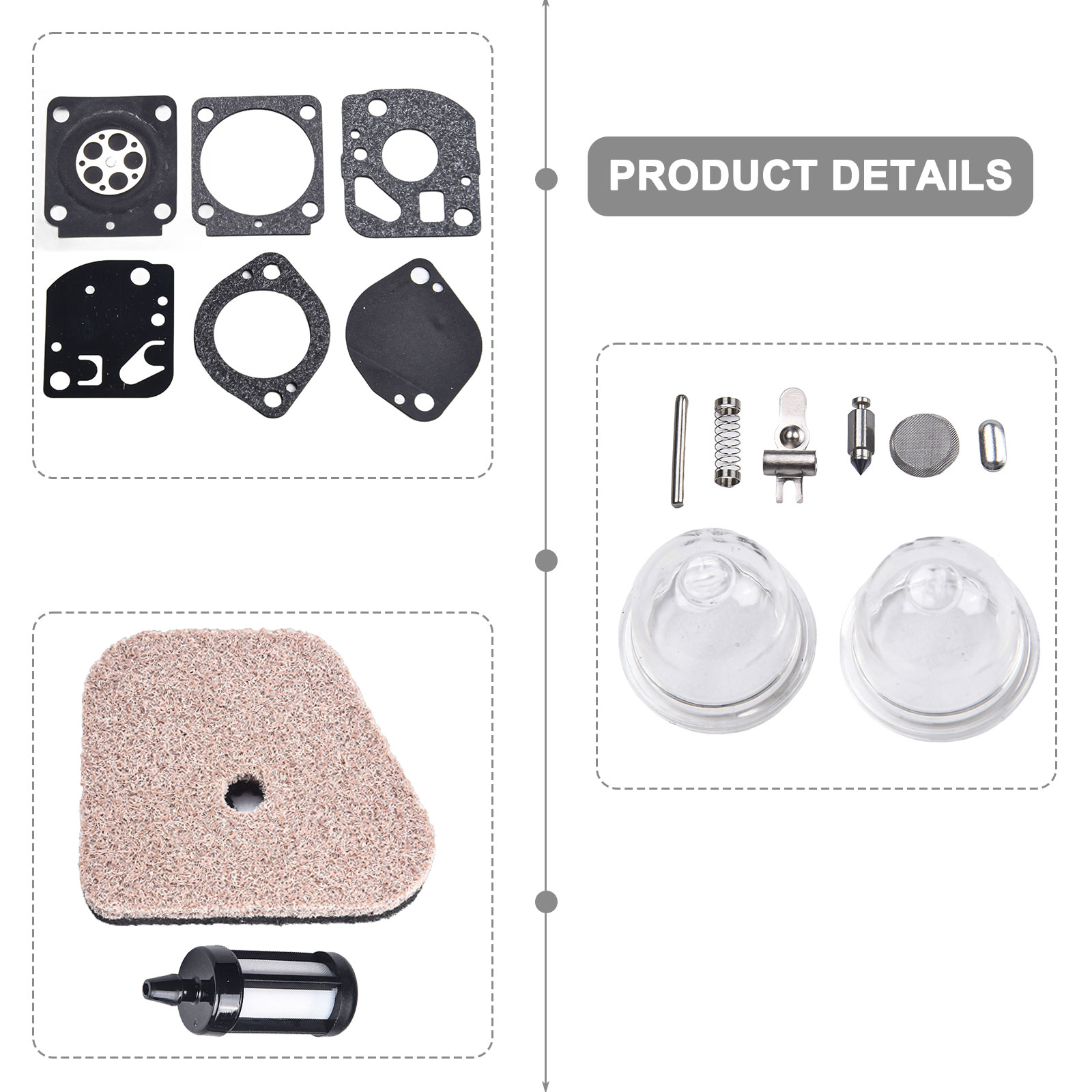 Carburetor Service Kit for Var - Gardening Tools Essential ulasan dan harga